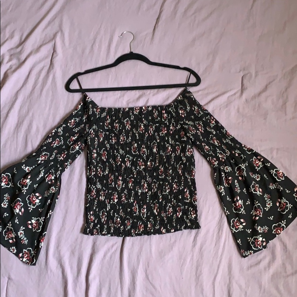 Bohemian off the shoulder blouse